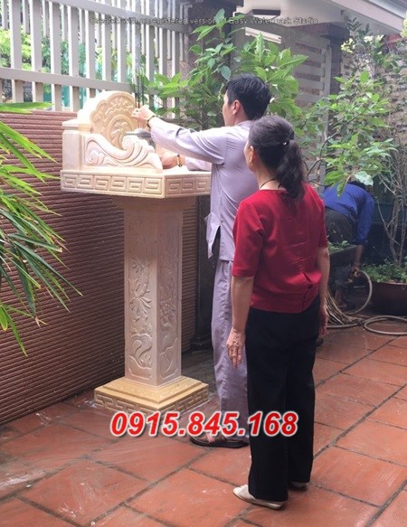 mẫu 521 cây hương đá thờ thần linh đẹp bà rịa vũng tàu am miếu khóm