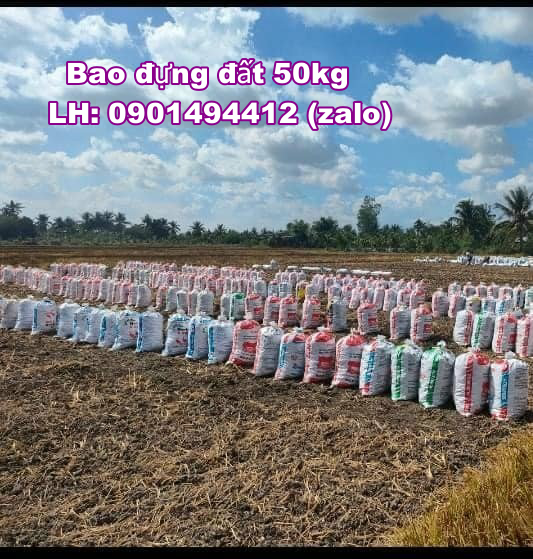 Bao đựng đất cát 50kg - Giao hàng nhanh chóng