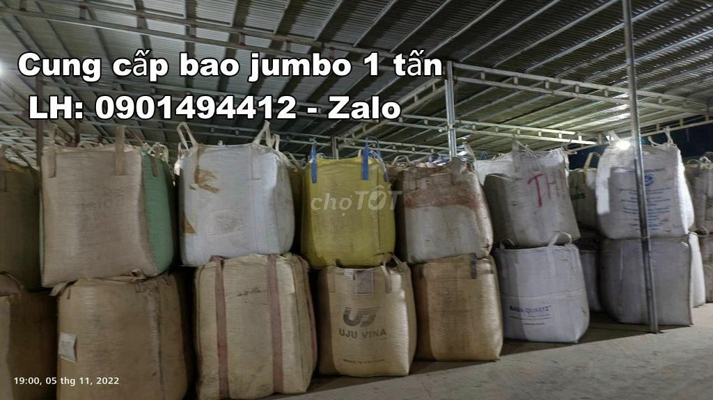 Bao jumbo 1 tấn, bao qua sử dụng, chất lượng cao