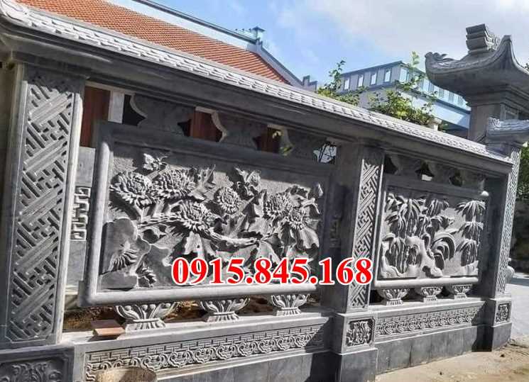 08+ Bờ tường hàng rào đá khối tự nhiên đẹp nhất