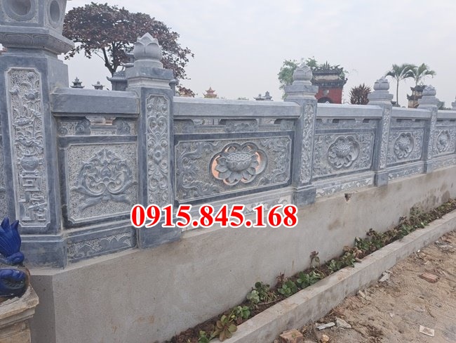 08+ Bờ tường hàng rào đá khối tự nhiên đẹp nhất
