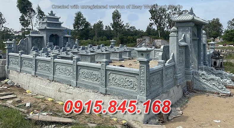 10+ Tường rào bao lan đá xanh nguyên khối đẹp nhất