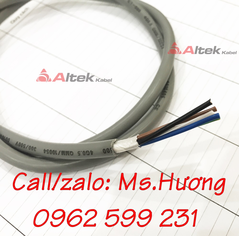 Cáp điều khiển Altek kabel 4 lõi rvv, rvvp