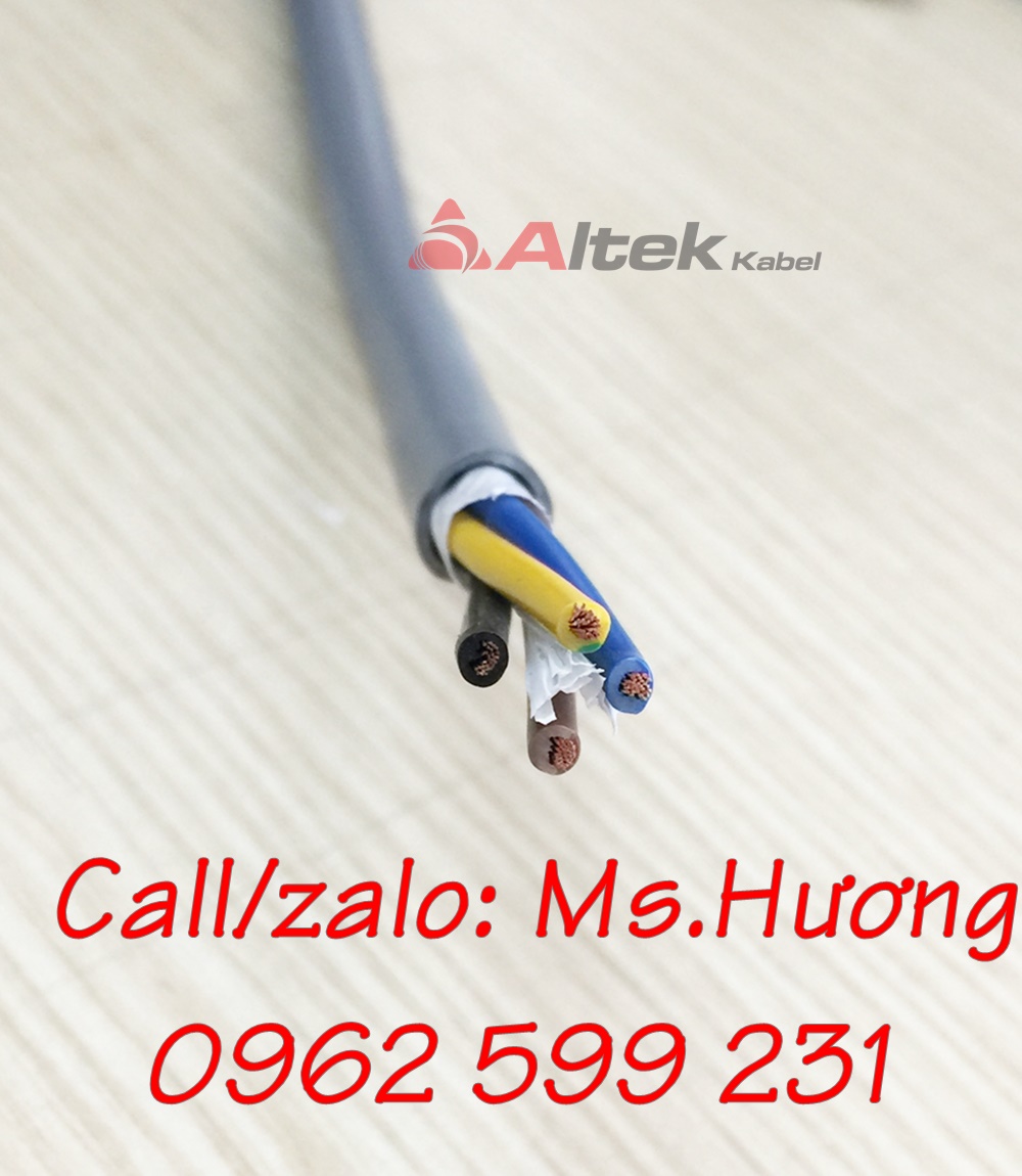 Cáp điều khiển Altek kabel 4 lõi rvv, rvvp