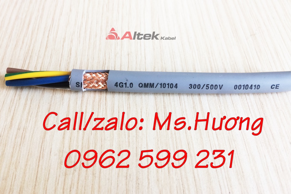 Cáp điều khiển Altek kabel 4 lõi rvv, rvvp
