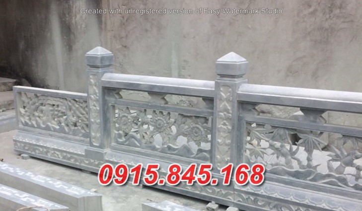 13+ thiết kế hàng rào lăng mộ bằng đá khối đẹp hiện nay