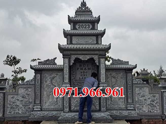 Mẫu lăng mộ đá tự nhiên nguyên khối đẹp bán tại quảng nam