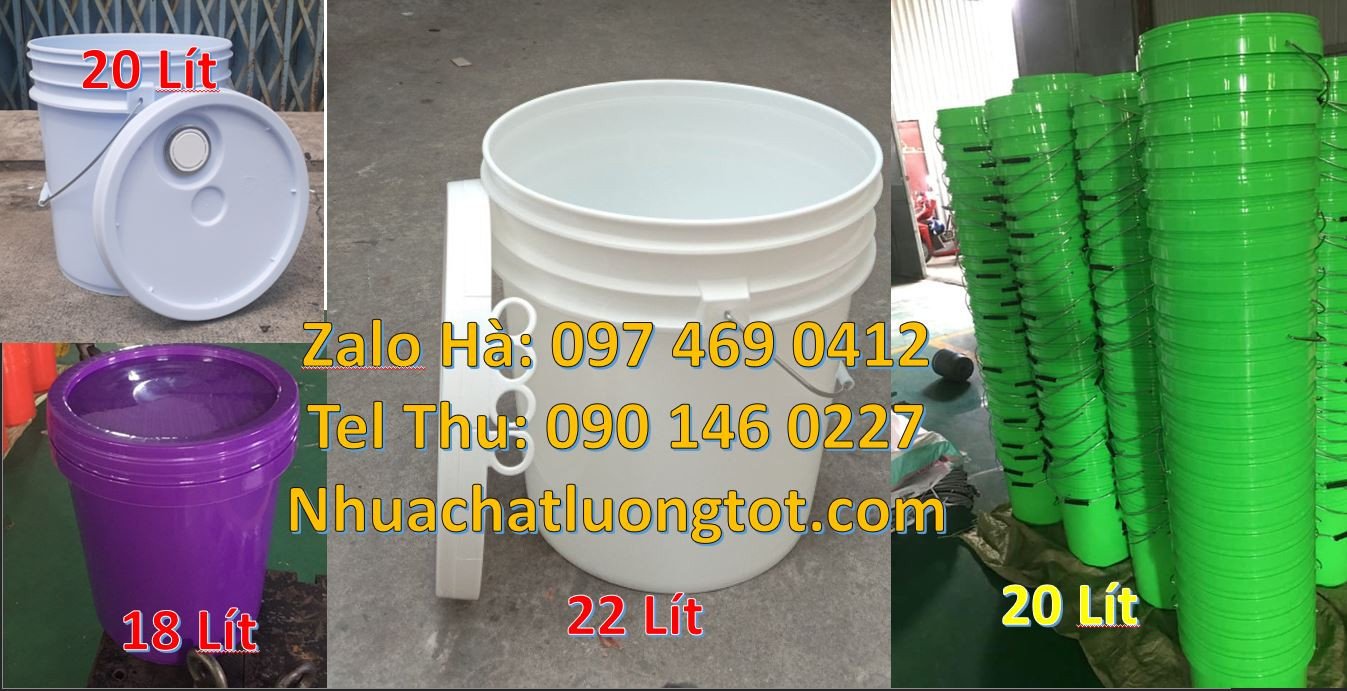 Bán thùng đựng nước,thùng đựng sơn 22l đựng hóa chất,thùng sơn giá rẻ