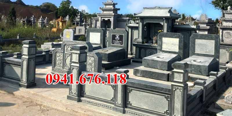 mẫu 430 mộ đá đẹp bán bình định - mồ mả gia đình ông bà bố mẹ