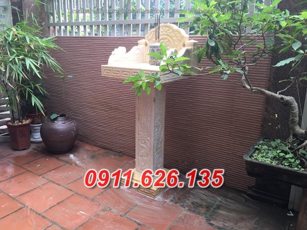 Mẫu am thờ bằng đá tự nhiên nguyên khối đẹp bán kiên giang