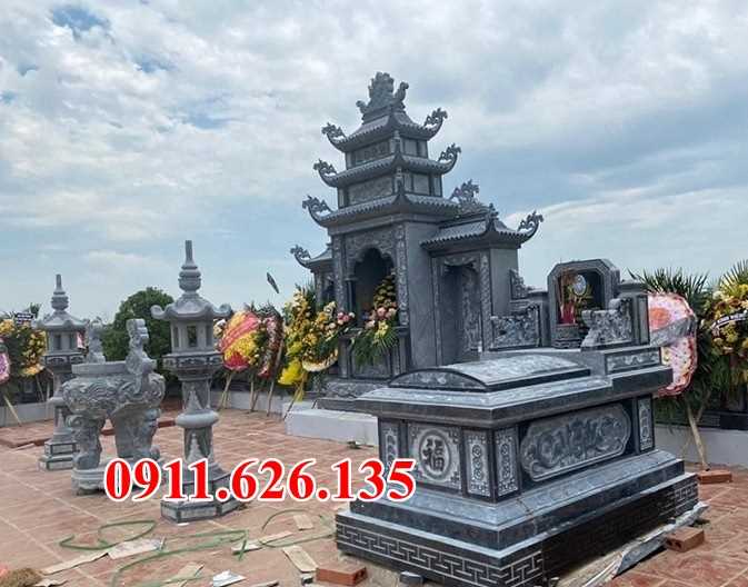 14 Mẫu lăng mộ đá tự nhiên nguyên khối đẹp bán tại sài gòn