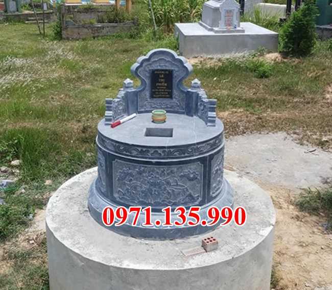 37 mẫu mộ đá tròn tự nhiên nguyên khối đẹp bán tại Lâm đồng bằng đá