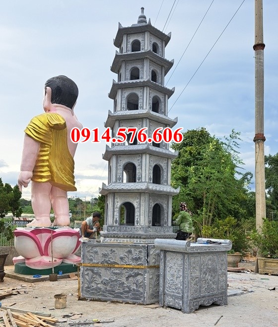 mẫu 180 mộ tháp đá để thờ lưu giữ tro cốt đẹp bán bình thuận