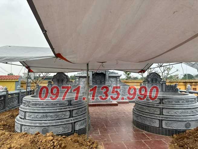 25 mẫu mộ đá tròn đẹp bán tại quảng nam mồ mả hình tròn bằng đá đẹp