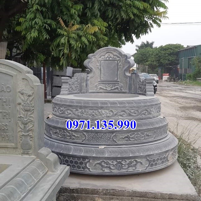 17 mẫu mộ đá tròn đẹp bán tại bắc kạn lăng mộ tổ hình tròn đẹp