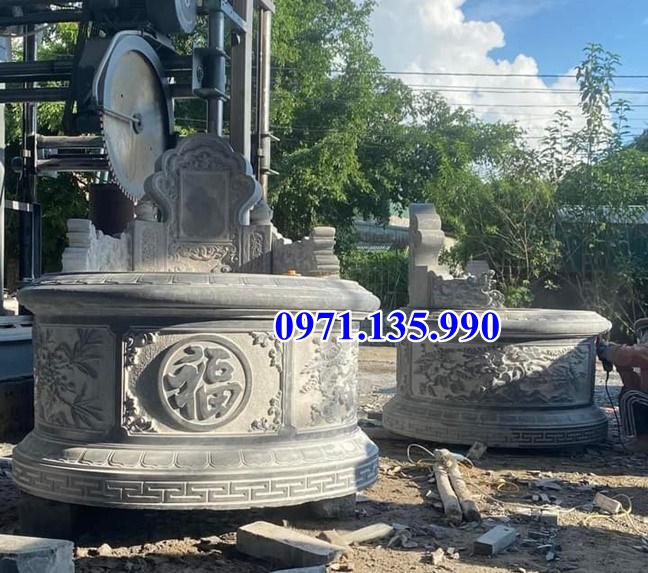 17 mẫu mộ đá tròn đẹp bán tại bắc kạn lăng mộ tổ hình tròn đẹp