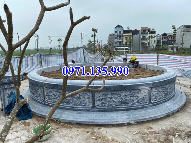 17 mẫu mộ đá tròn đẹp bán tại bắc kạn lăng mộ tổ hình tròn đẹp