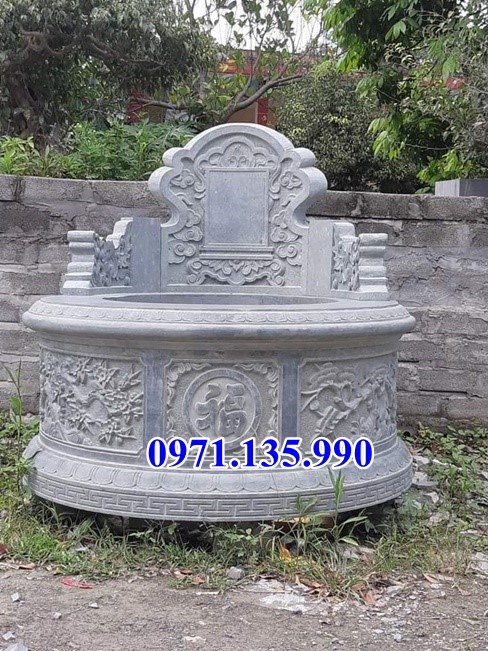 17 mẫu mộ đá tròn đẹp bán tại bắc kạn lăng mộ tổ hình tròn đẹp