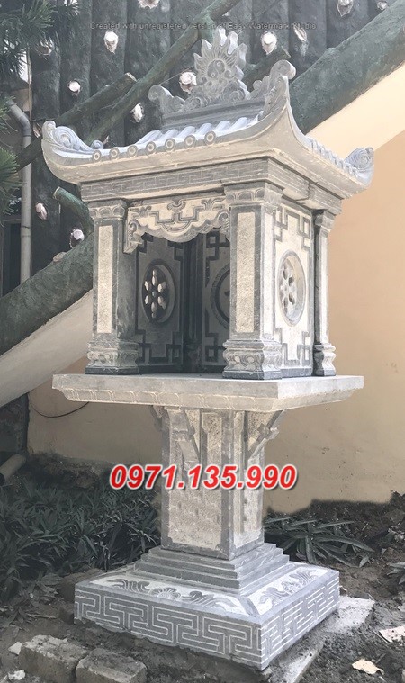 21 mẫu bàn thờ thiên đá đẹp bán tại bắc giang có mái không mái