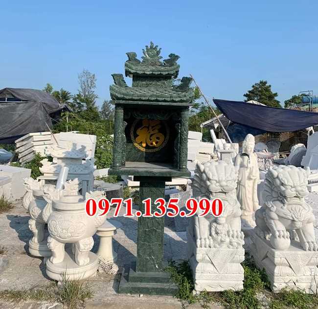 25 mẫu bàn thờ thiên đá đẹp bán tại quảng ninh có mái không mái che