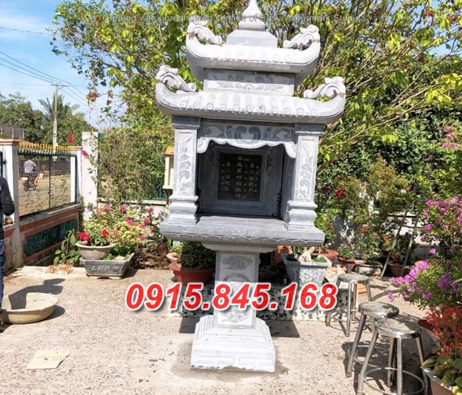 Mẫu 614 miếu thờ sơn thần đá đẹp bán kiên giang cây hương