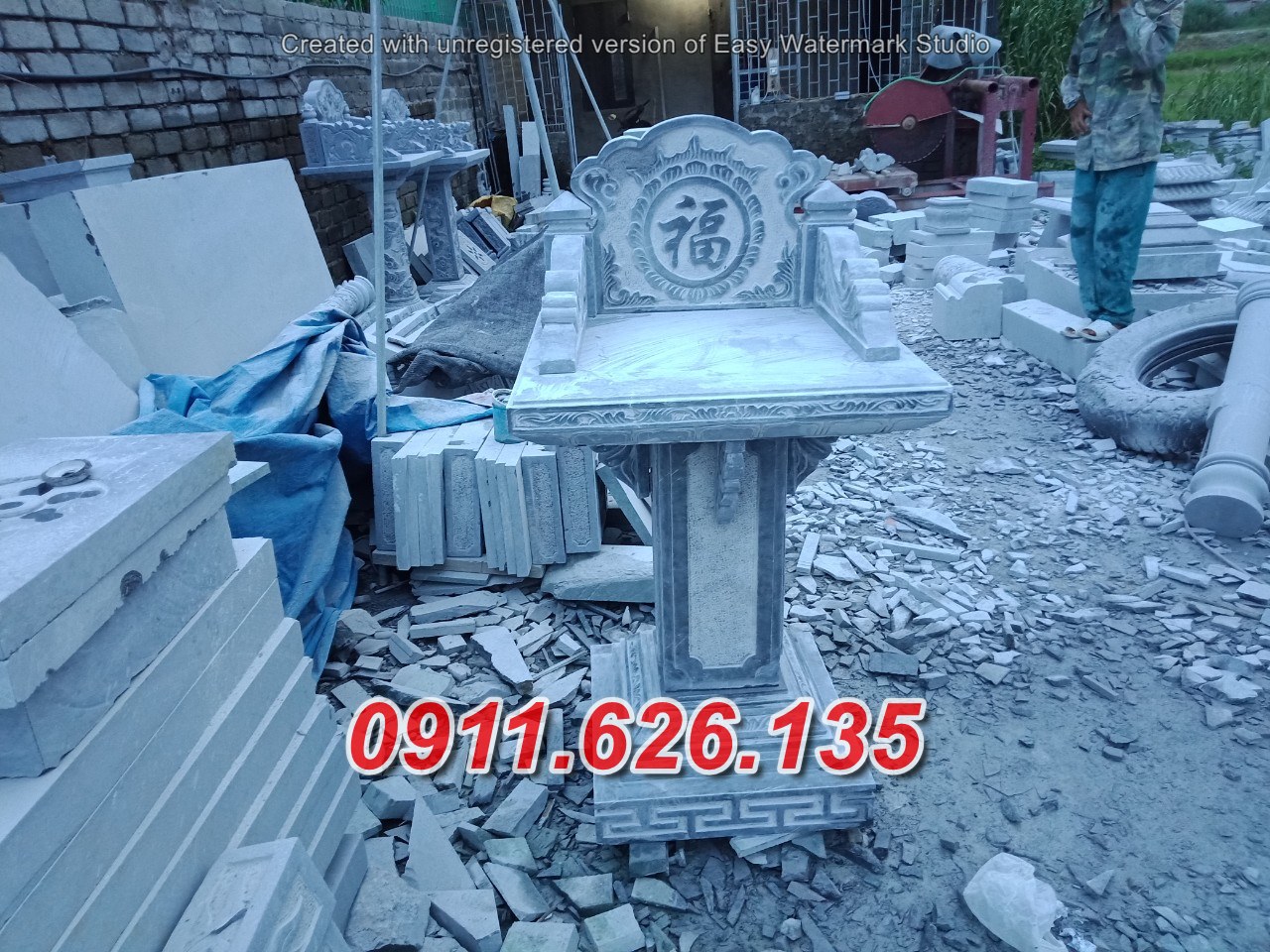 mẫu am thờ miếu cây hương đá đẹp bán tại cà mau