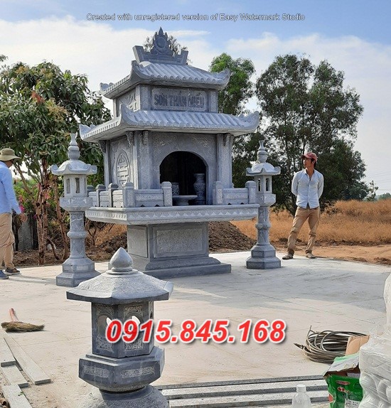 trà vinh 433 mẫu miếu thờ thần linh đá đẹp bán bàn thờ thiên địa
