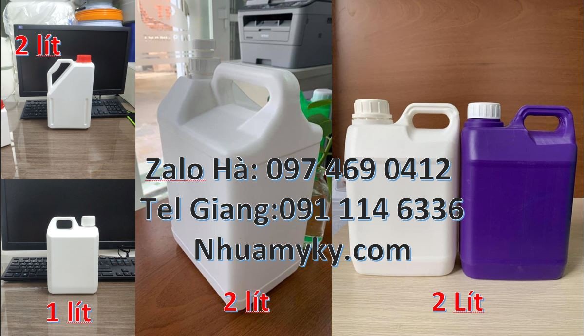 bán can nhựa 2l đựng nước mắm,can nhựa 1l đựng dầu rửa chén giá rẻ hcm