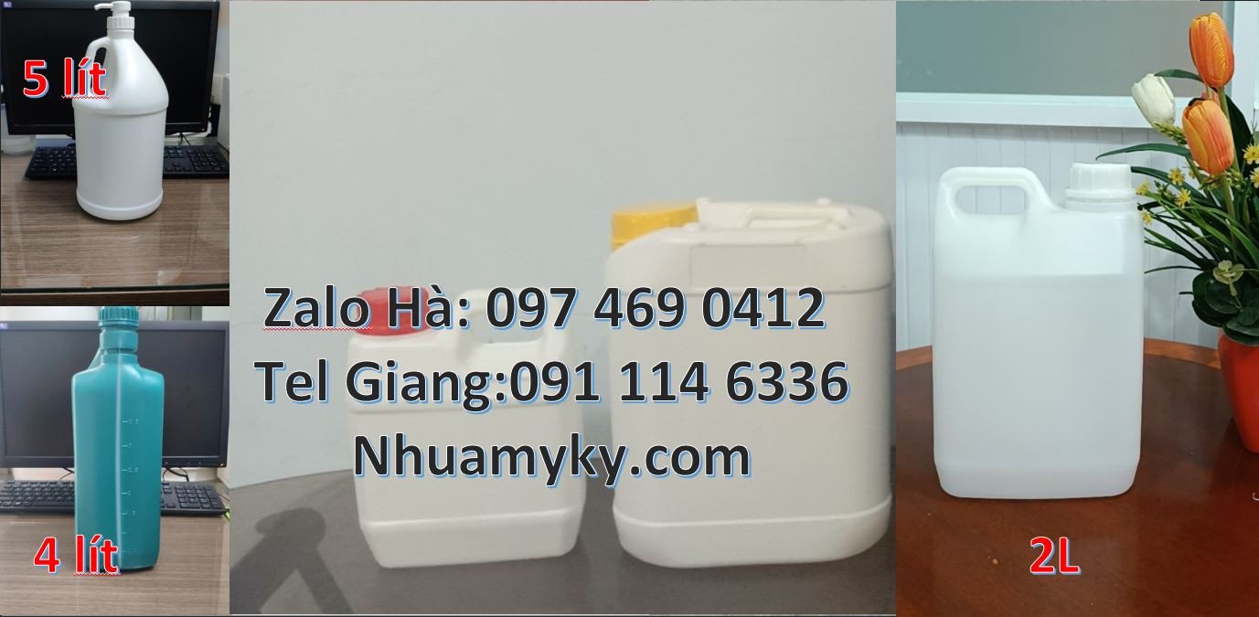 bán can nhựa 2l đựng nước mắm,can nhựa 1l đựng dầu rửa chén giá rẻ hcm