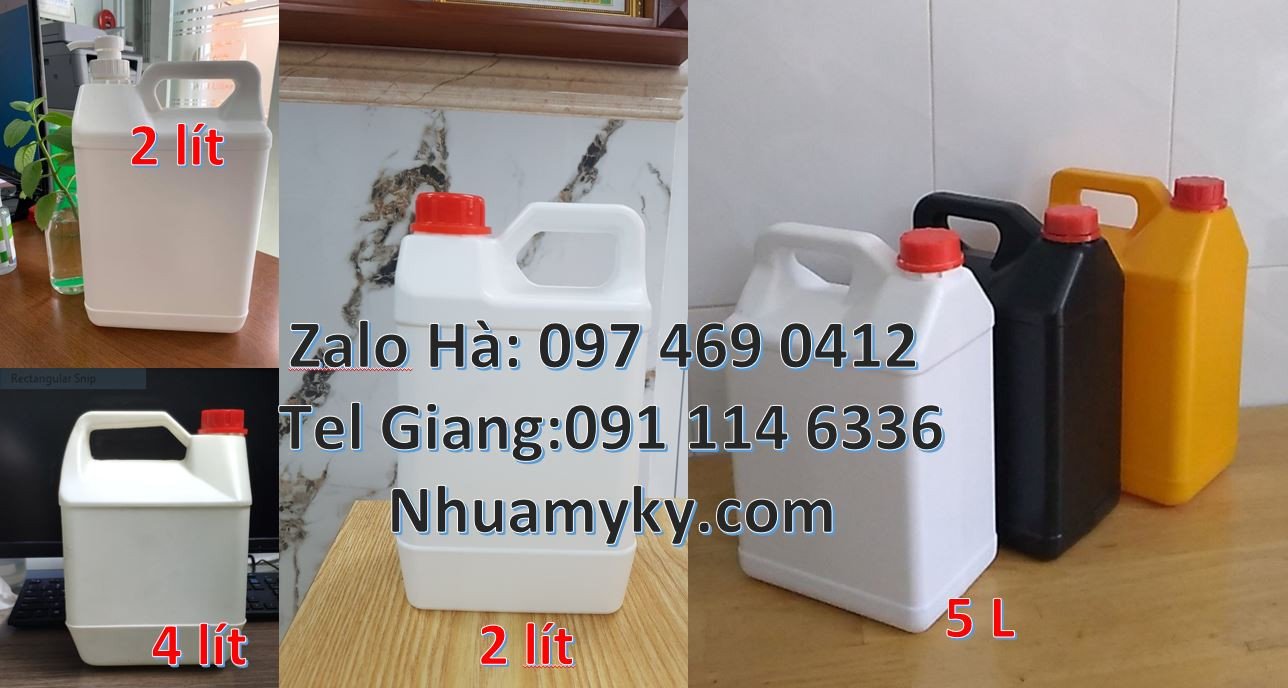 bán can nhựa 2l đựng nước mắm,can nhựa 1l đựng dầu rửa chén giá rẻ hcm