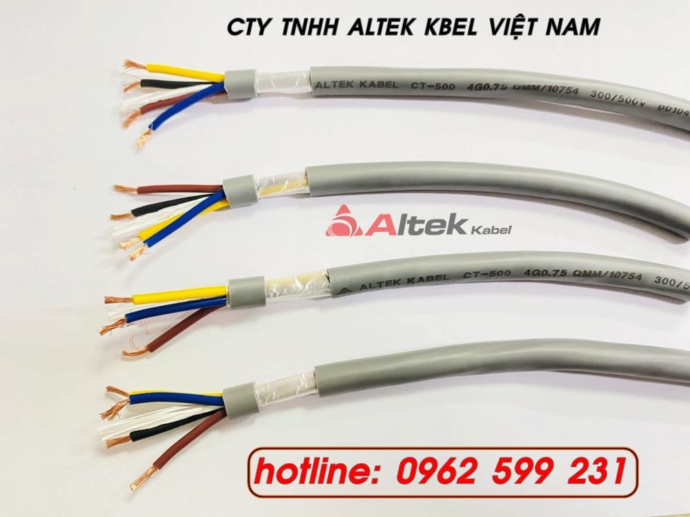 Cáp 4 lõi, Cáp điều khiển, Cáp tín hiệu Altek kabel