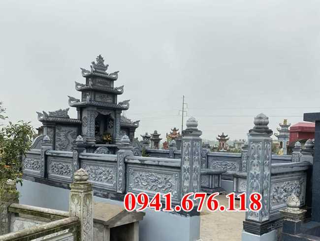 mẫu 421 lăng mộ bằng đá bán kiên giang nhà mồ ông bà  dòng họ phu thê