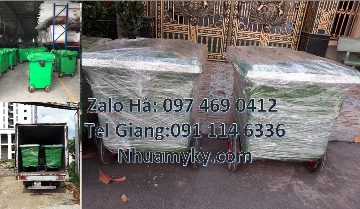 bán xe thu gom rác cỡ lớn 1000l.xe gom rác 660l có bánh xe giá rẻ hcm