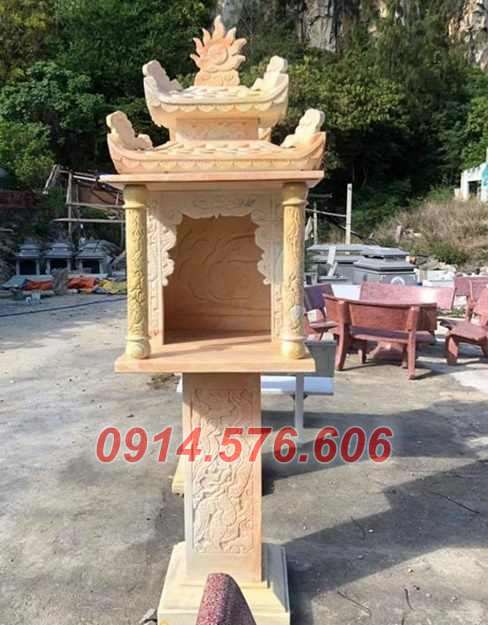 25 Hương án thờ thiên địa bằng đá nguyên khối đẹp nhất