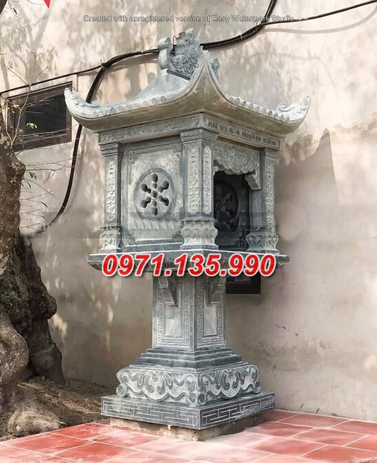 Mẫu cây hương miếu thờ đá đẹp bán tại lâm đồng ngoài trời
