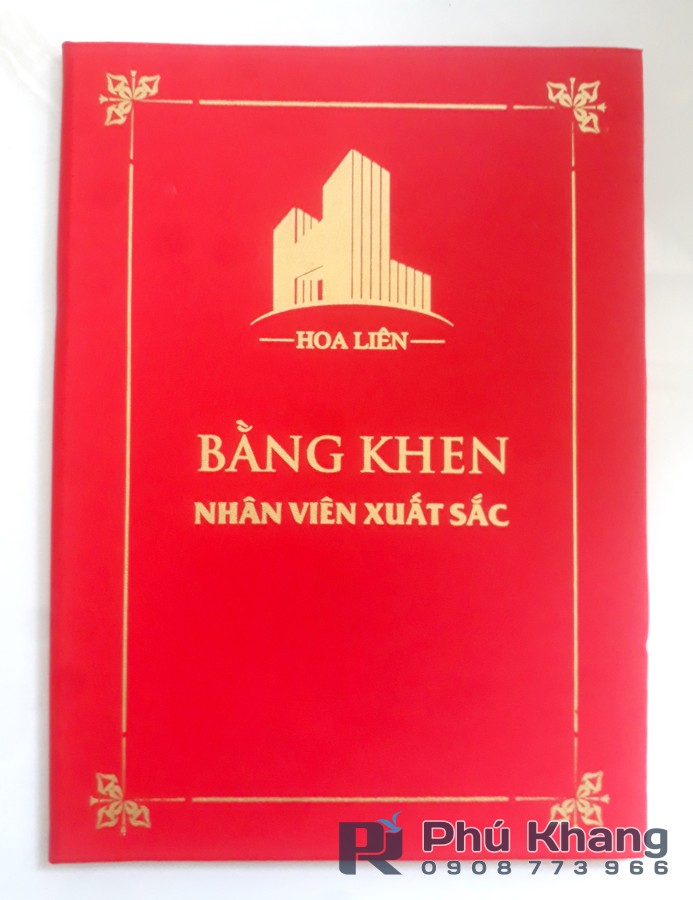 Bìa đựng giấy khen thưởng a4, bìa kẹp giấy khen