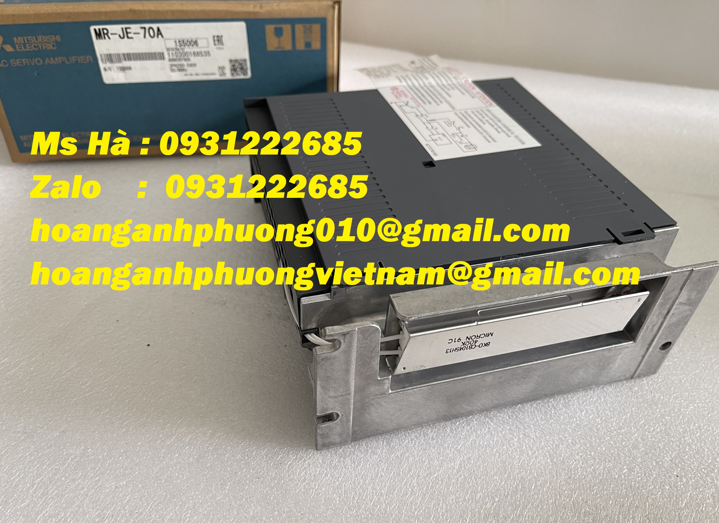 Bộ điều khiển servo MR-JE-70A mitsubishi - giá cạnh tranh hiện nay