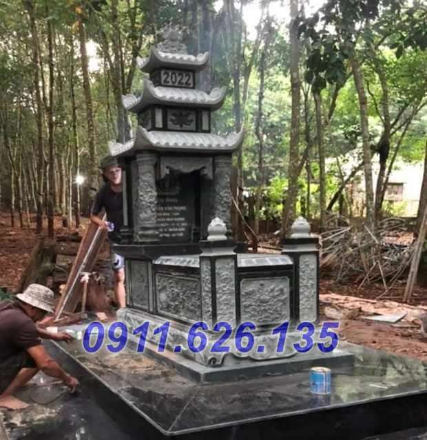 99 mẫu mộ đá đơn đẹp bán tại bạc liêu mộ bằng đá khối