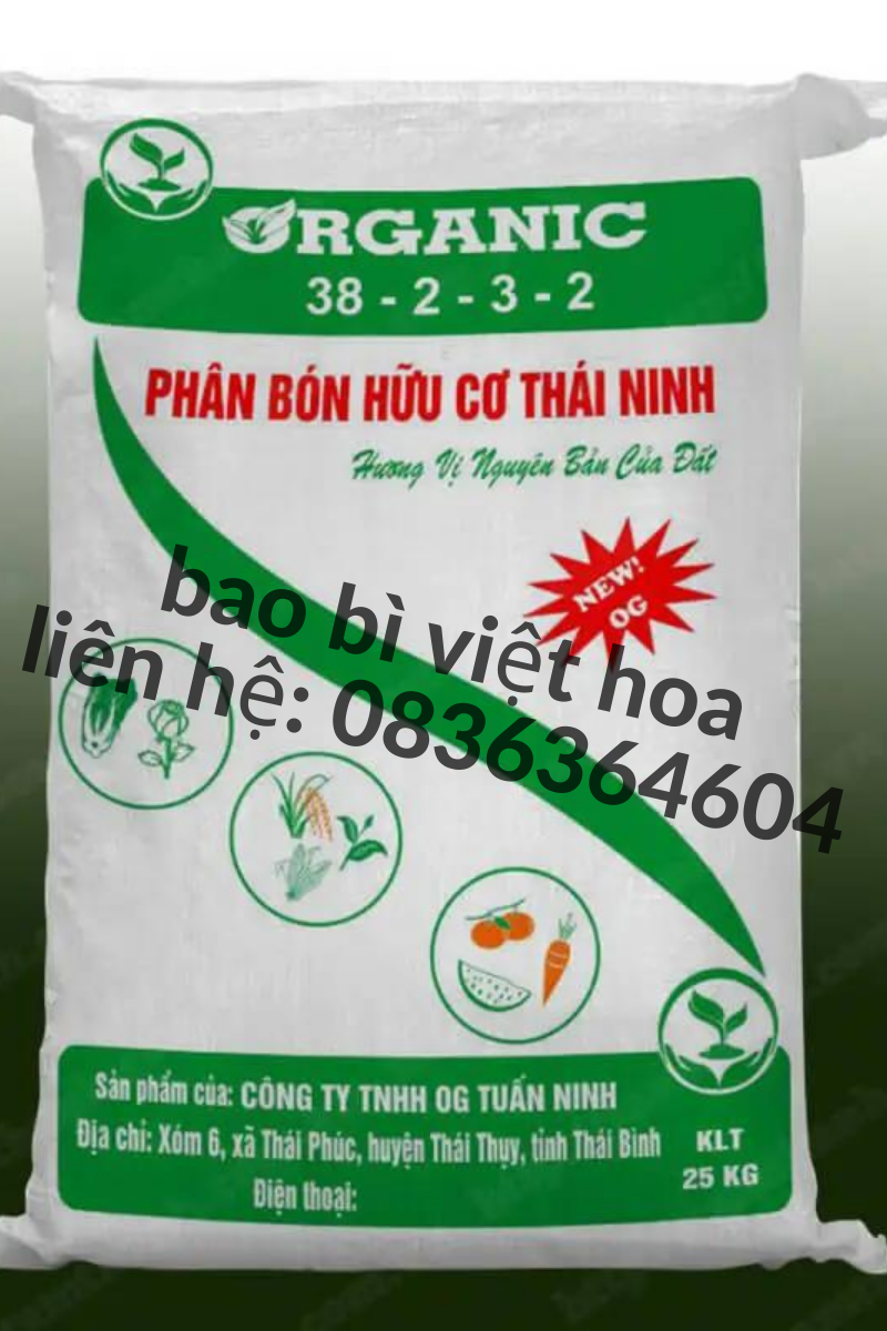BAO BÌ PHÂN BÓN CHẤT LƯỢNG - THIẾT KẾ MIỄN PHÍ -GIAO HÀNG NHANH