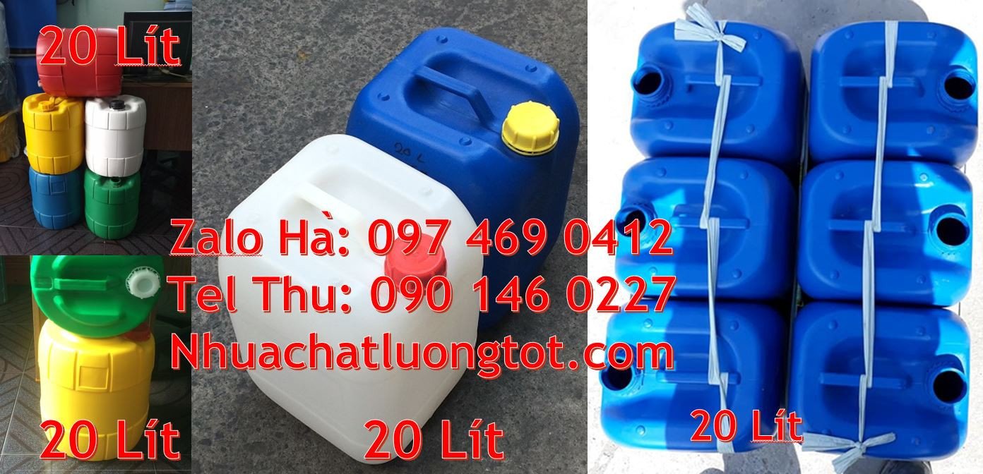 Bán can nhựa lớn 20l,can nhựa 25l đựng xăng dầu,can nhựa hdpe giá rẻ