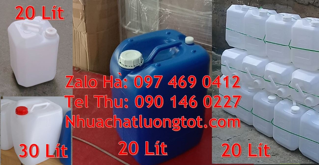 Bán can nhựa lớn 20l,can nhựa 25l đựng xăng dầu,can nhựa hdpe giá rẻ