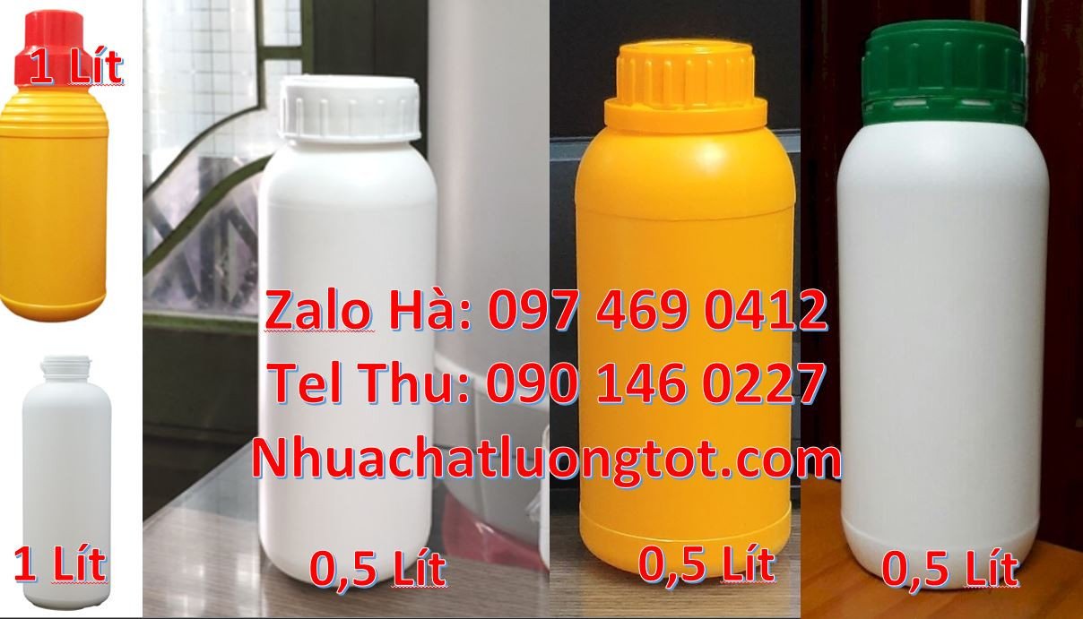 Bán chai nhựa hdpe màu trắng,chai nhựa 0.5l đựng dầu ăn,chai nhựa rẻ