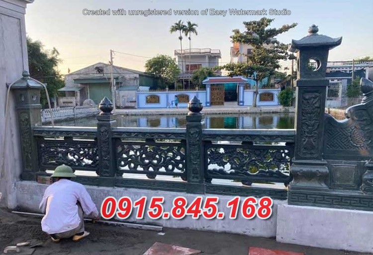 42 Lan can  hàng rào đá khối tự nhiên đẹp Hà Nội