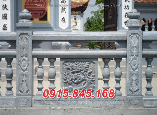 42 Lan can  hàng rào đá khối tự nhiên đẹp Hà Nội