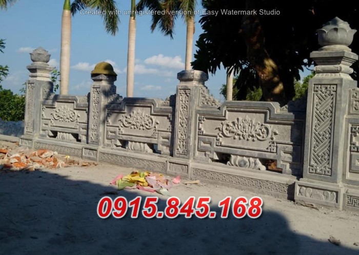 48 Hàng rào bằng đá đẹp nhất bán tại Bắc Ninh