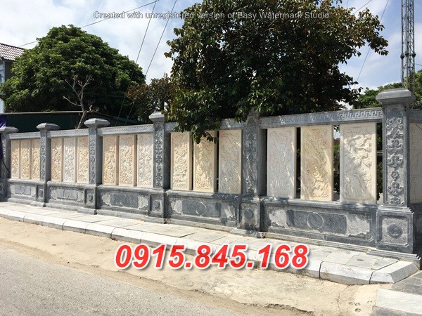 48 Hàng rào bằng đá đẹp nhất bán tại Bắc Ninh