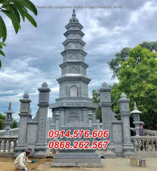 mẫu 488 mộ tháp đá để thờ tro cốt bán thừa thiên huế bảo tháp sư