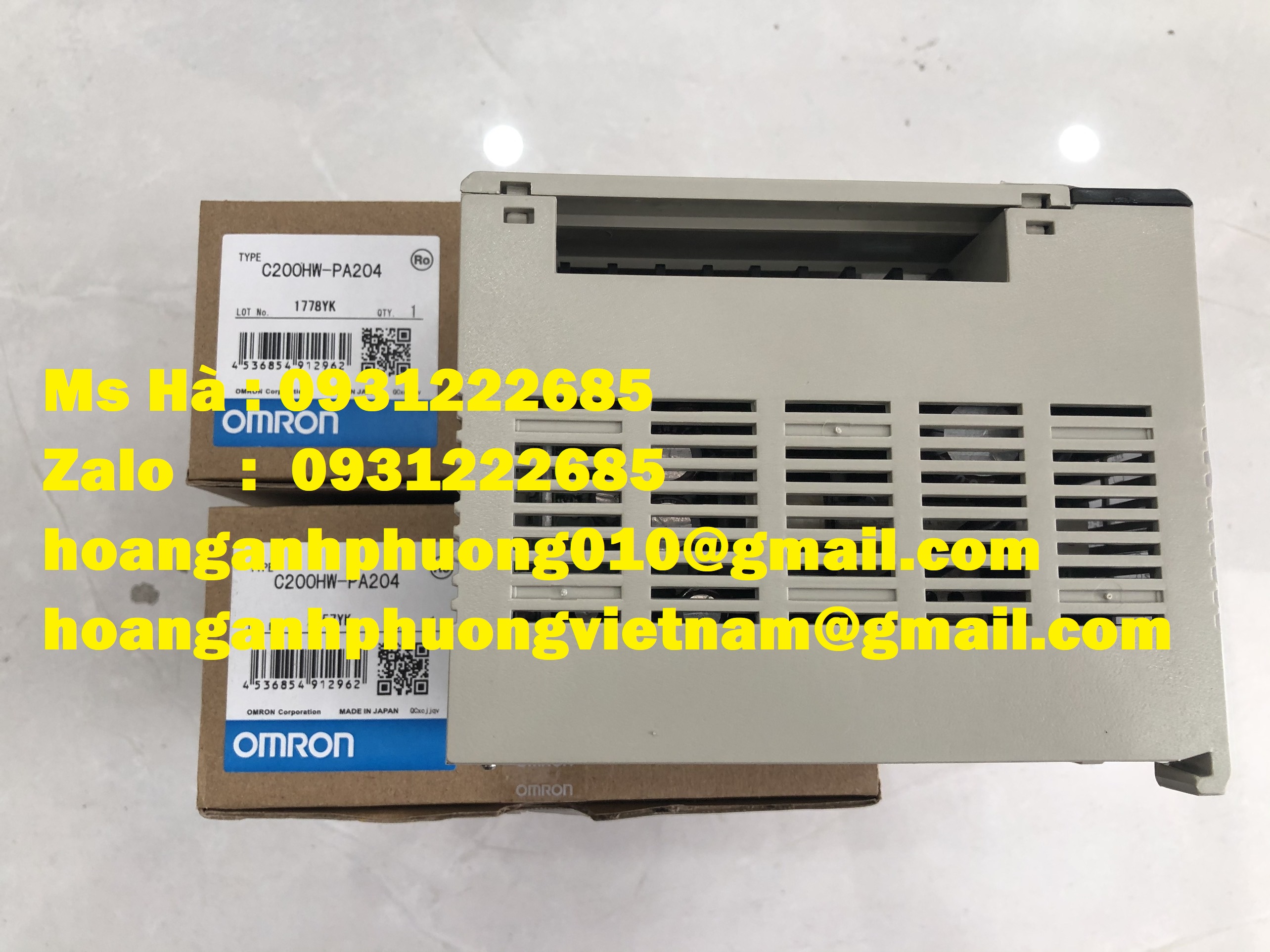 GIÁ TỐT dòng omron C200HW-PA201 hàng nhập khẩu, mới 100%