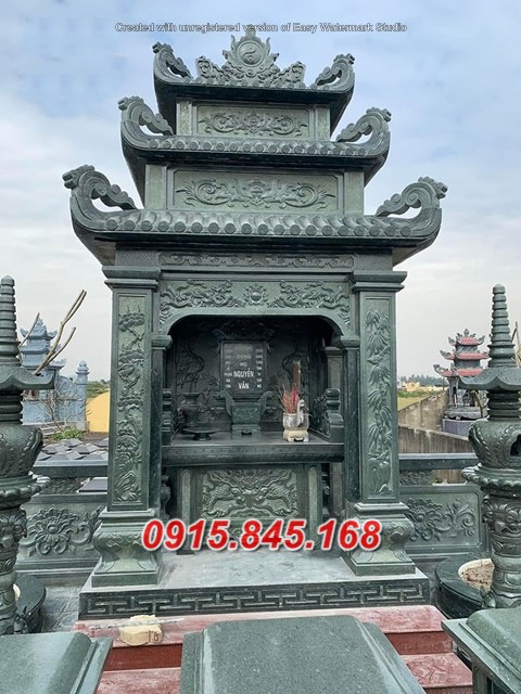 Mẫu 804 miếu thờ thần linh đá đẹp bán tiền giang am cây hương trang