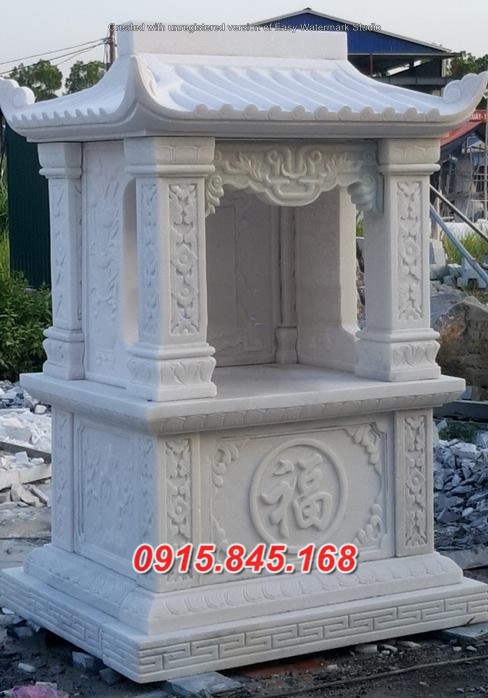 Mẫu 804 miếu thờ thần linh đá đẹp bán tiền giang am cây hương trang